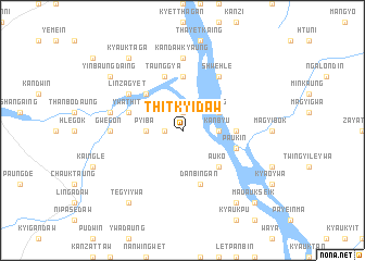 map of Thitkyidaw