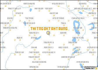 map of Thitngoktahtaung