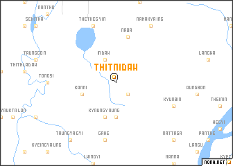 map of Thitnidaw