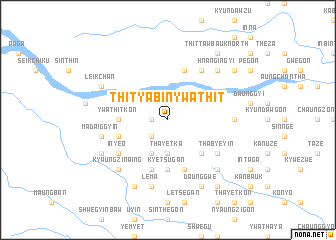 map of Thityabin Ywathit
