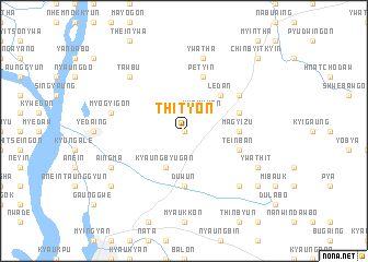 map of Thityon