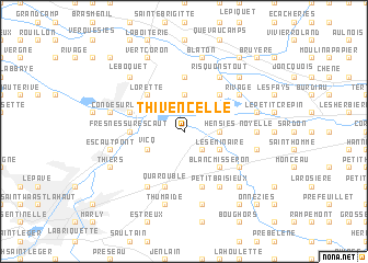 map of Thivencelle