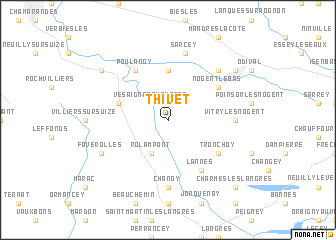 map of Thivet