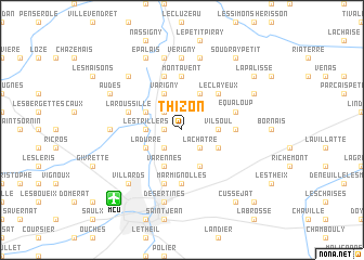 map of Thizon