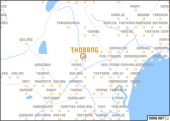 map of Thọ Bằng