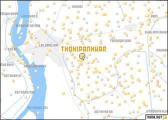 map of Thohi Panhwar