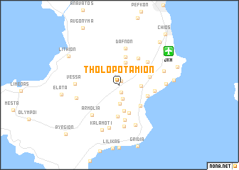 map of Tholopotámion
