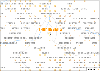map of Thomasberg