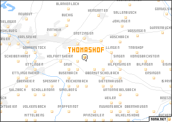 map of Thomashof