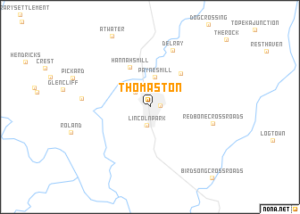 map of Thomaston