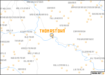 map of Thomastown