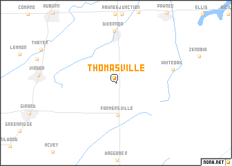 map of Thomasville