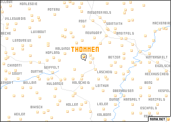 map of Thommen