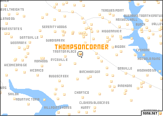 map of Thompson Corner