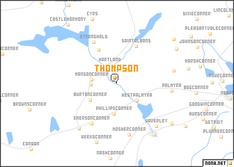 map of Thompson