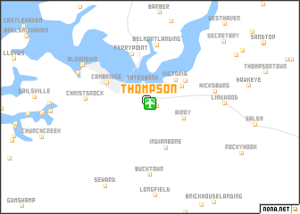 map of Thompson
