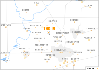 map of Thoms