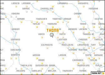 map of Thôn A