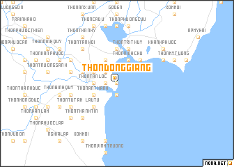 map of Thôn Ðông Giang
