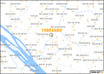 map of Thông Hòa