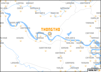 map of Thong Tho