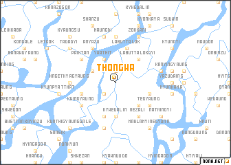 map of Thôngwa
