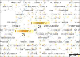 map of Thonhausen