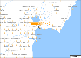 map of Thôn Khánh Hội