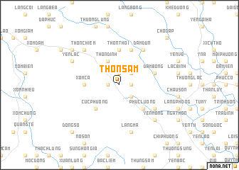 map of Thon Sâm
