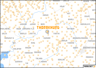 map of Thora Khurd