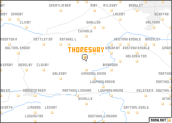 map of Thoresway