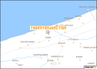 map of Thornton Junction