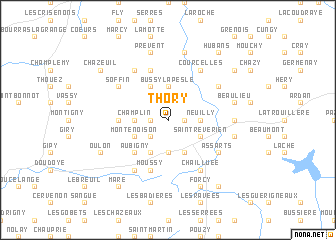 map of Thory