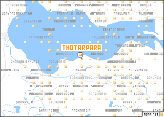 map of Thotārpāra