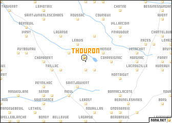 map of Thouron