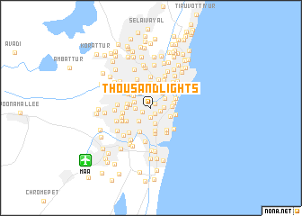map of Thousand Lights