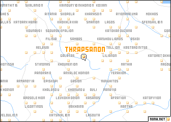 map of Thrapsanón