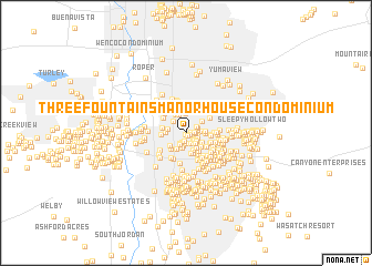 map of Three Fountains Manor House Condominium