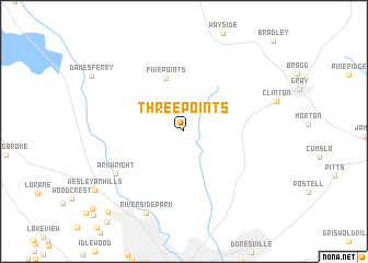 map of Three Points