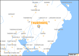 map of Thuận Hang