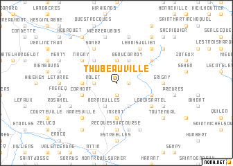map of Thubeauville