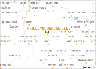 map of Thuilley-aux-Groseilles