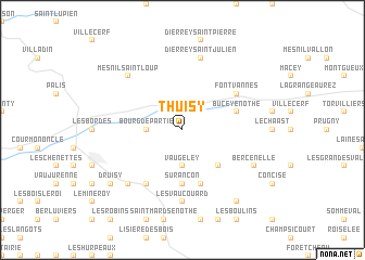 map of Thuisy