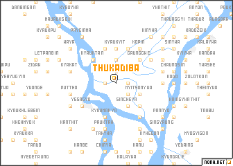 map of Thukadiba