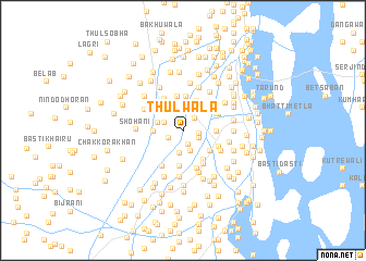 map of Thulwāla