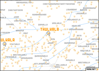 map of Thulwāla