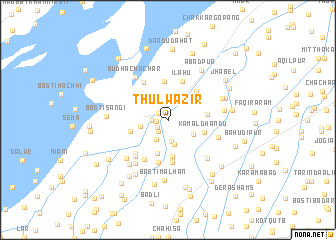 map of Thul Wazīr