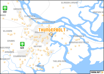 map of Thunderbolt