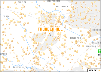 map of Thunder Hill