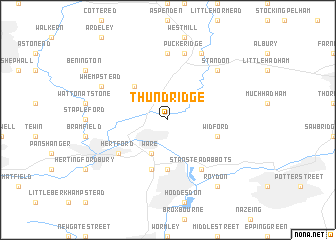 map of Thundridge